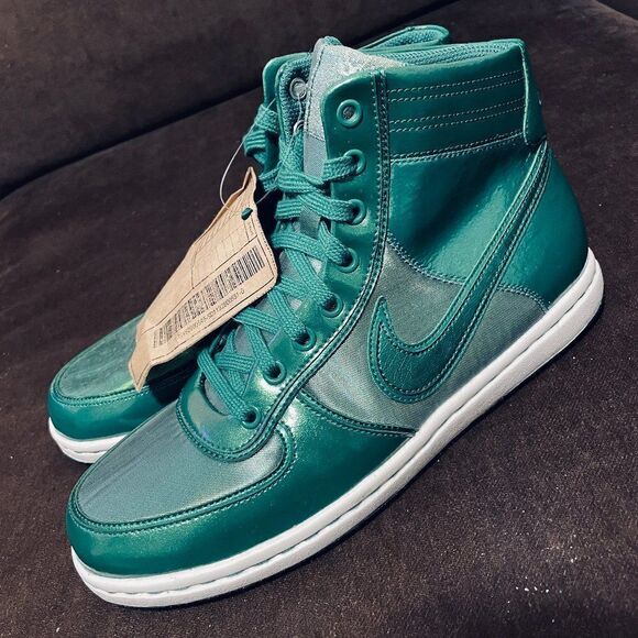 RARE NIKE PROMO SAMPLE Womens Sneaker Boot Scandal LE Pine Green Size 7 US 38 EU - Picture 3 of 7